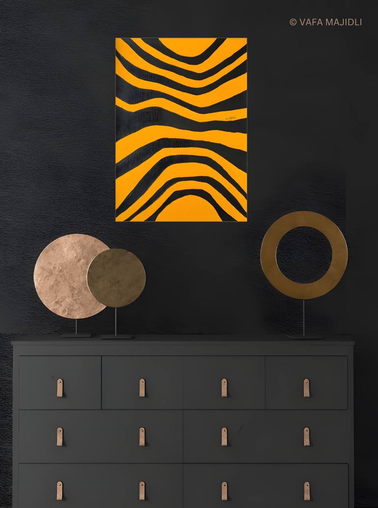 Original Symbolism Landscape Painting by Vafa Majidli