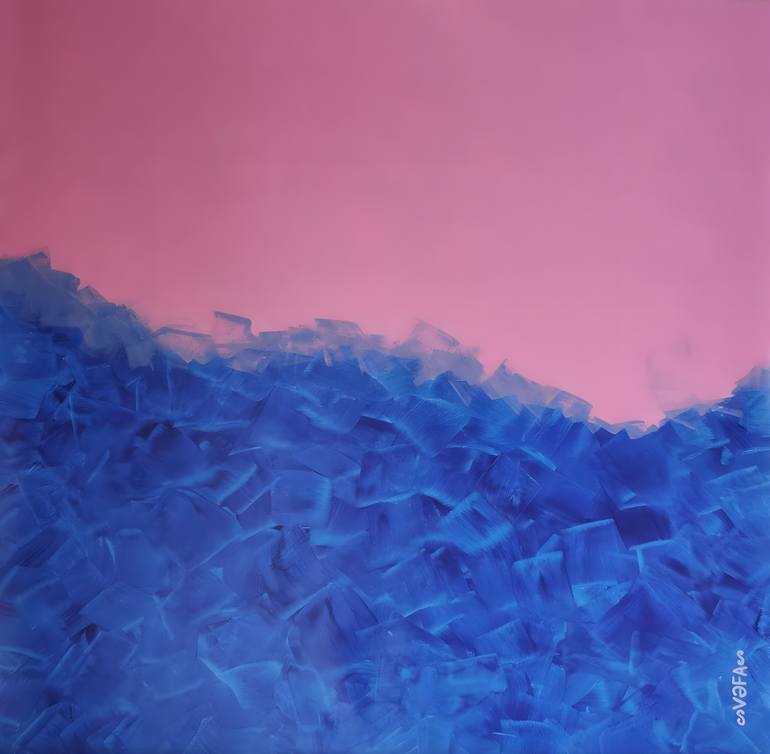 Original Color Field Painting Landscape Painting by Vafa Majidli