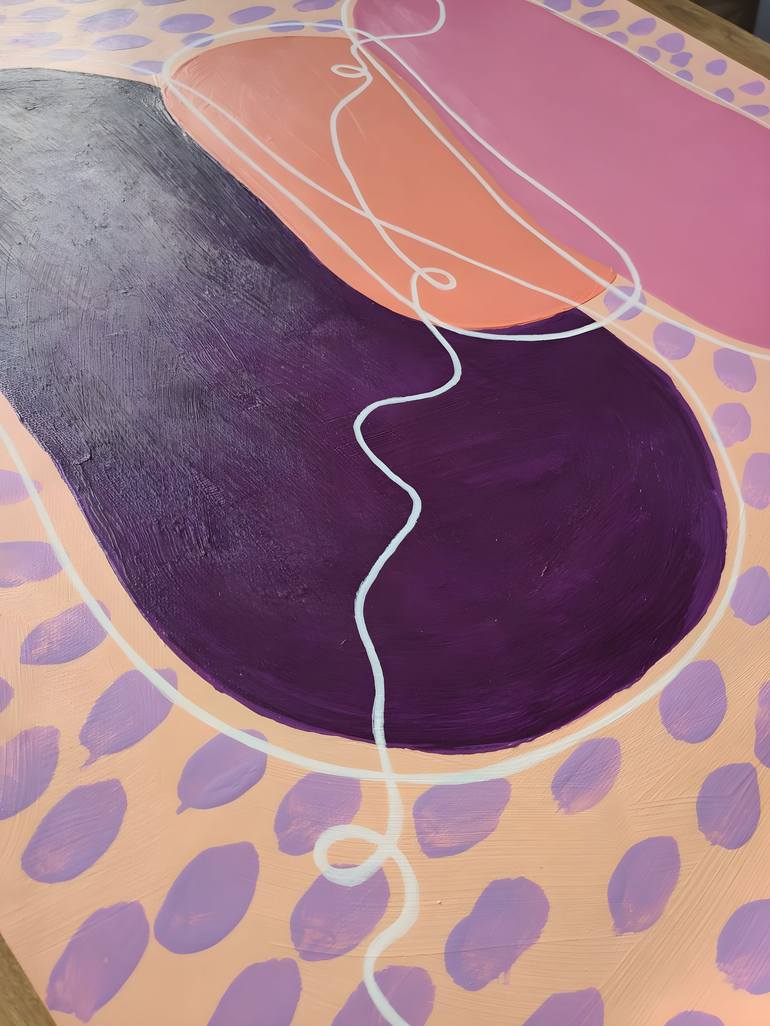 Original Symbolism Floral Painting by Vafa Majidli