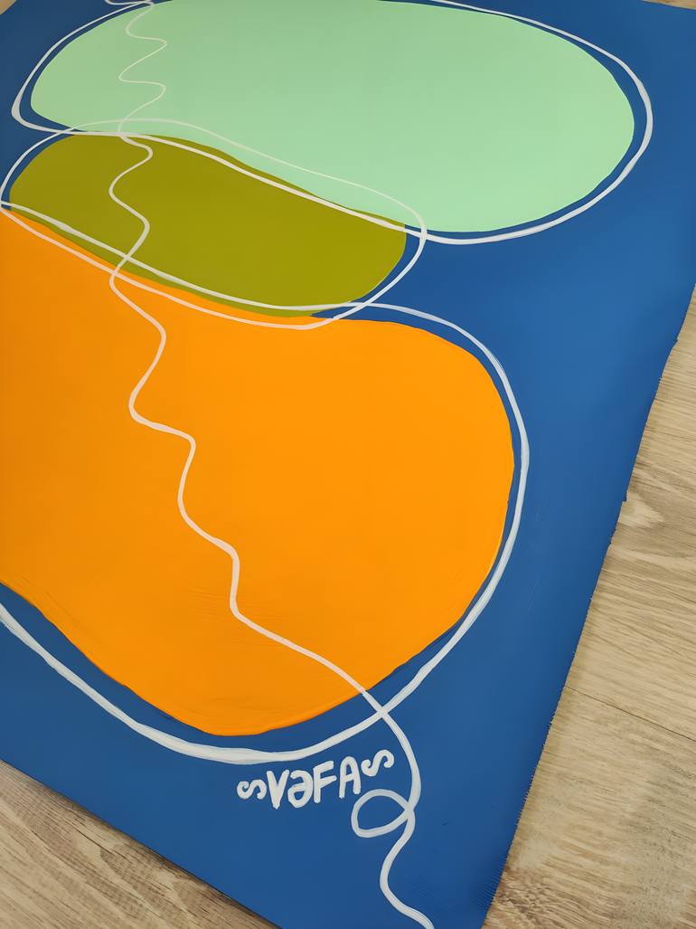 Original Symbolism Nature Painting by Vafa Majidli