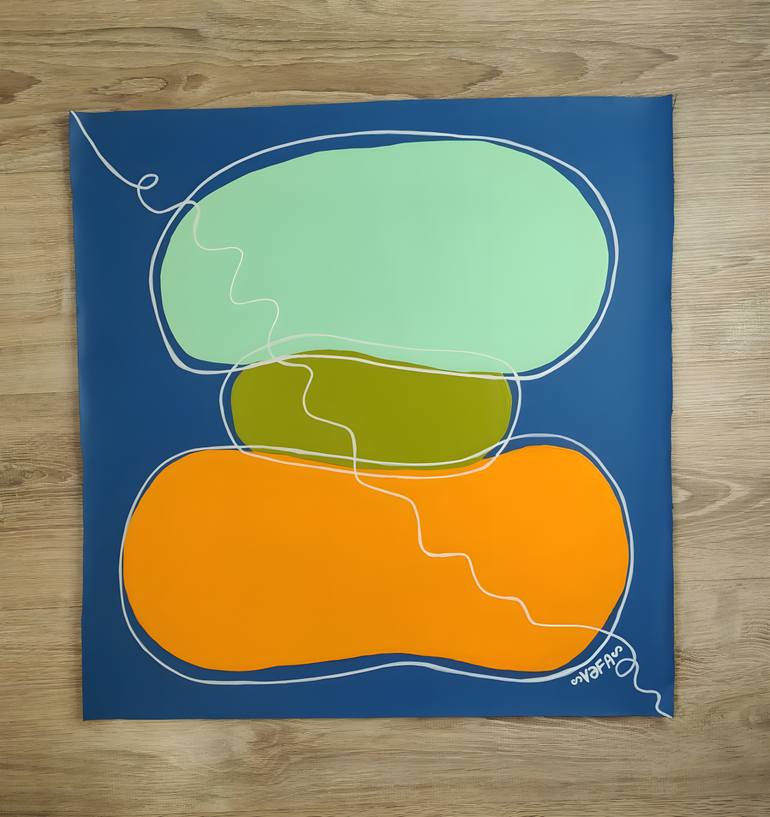 Original Symbolism Nature Painting by Vafa Majidli