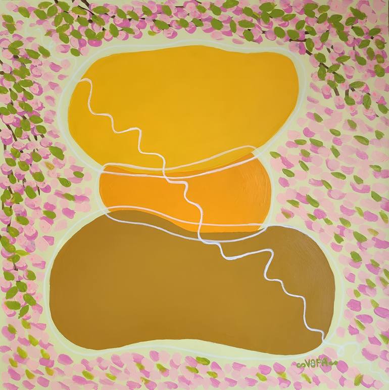 Print of Symbolism Floral Paintings by Vafa Majidli