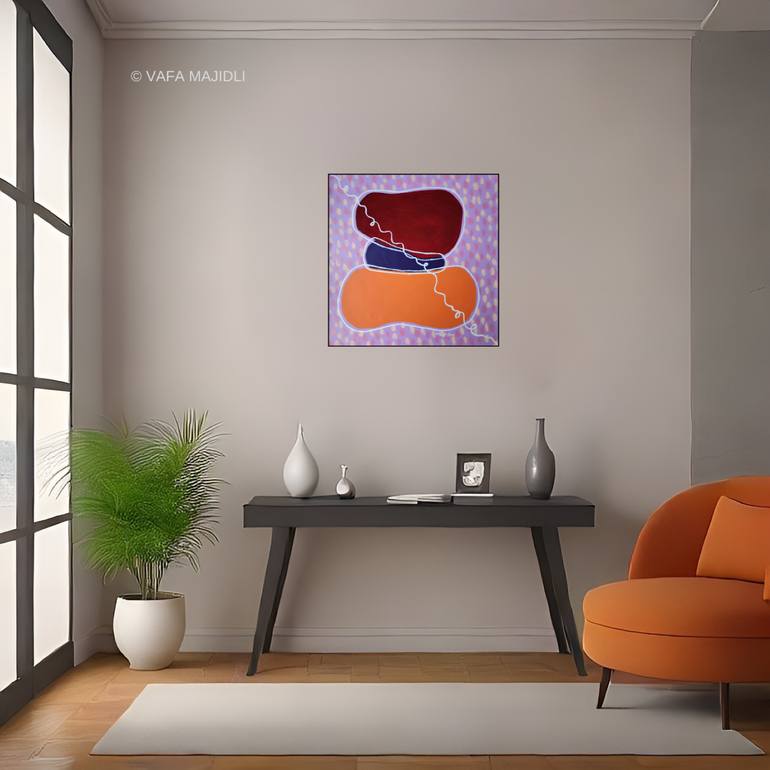Original Symbolism Landscape Painting by Vafa Majidli