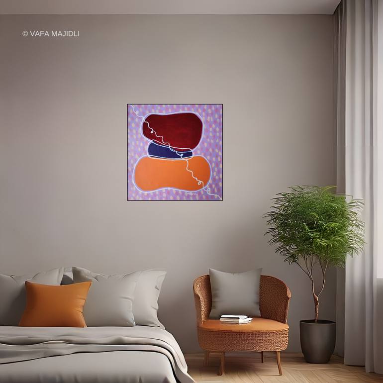 Original Symbolism Landscape Painting by Vafa Majidli