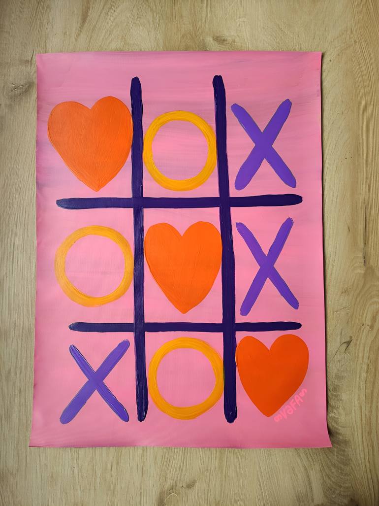 Original Symbolism Love Painting by Vafa Majidli