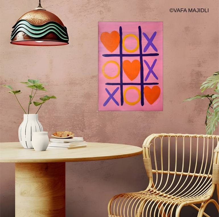 Original Symbolism Love Painting by Vafa Majidli