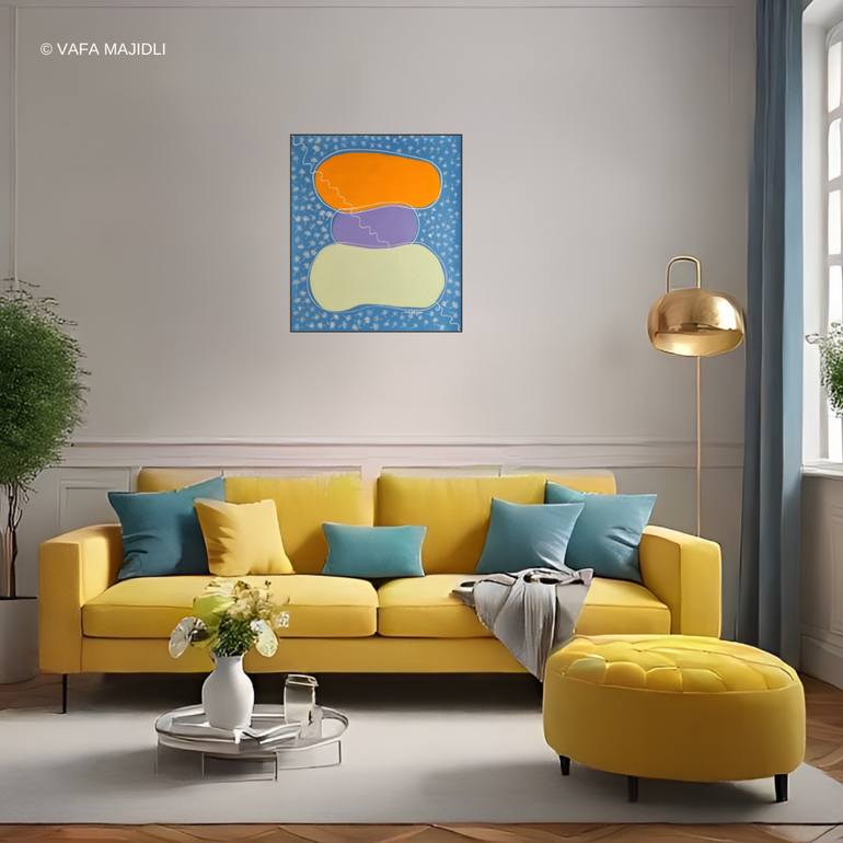 Original Symbolism Nature Painting by Vafa Majidli