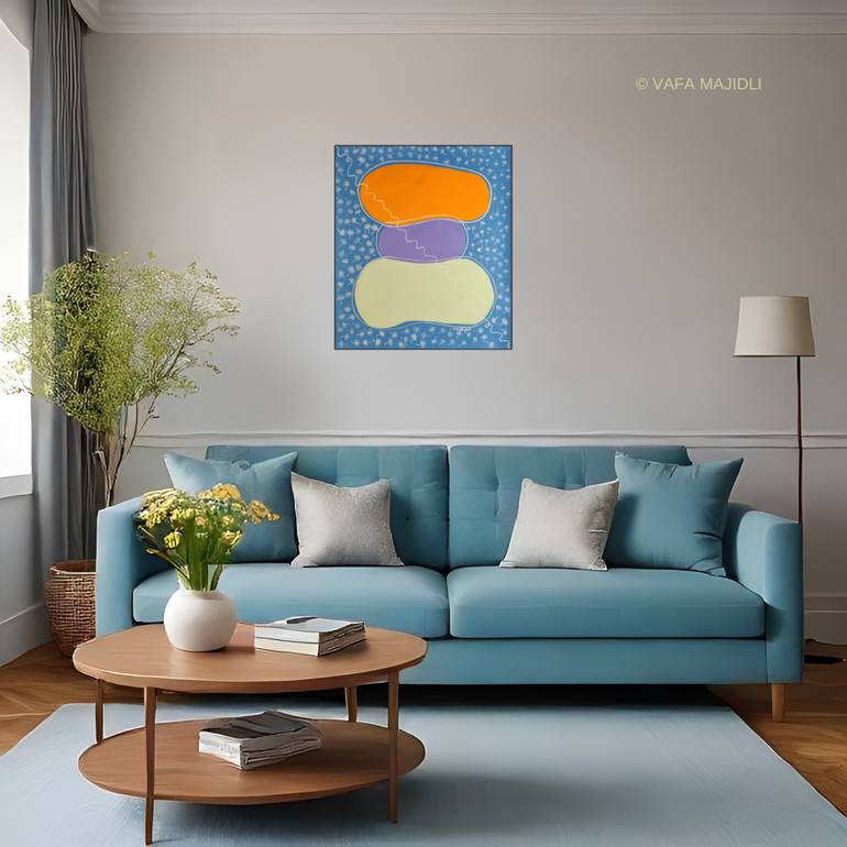 Original Symbolism Nature Painting by Vafa Majidli