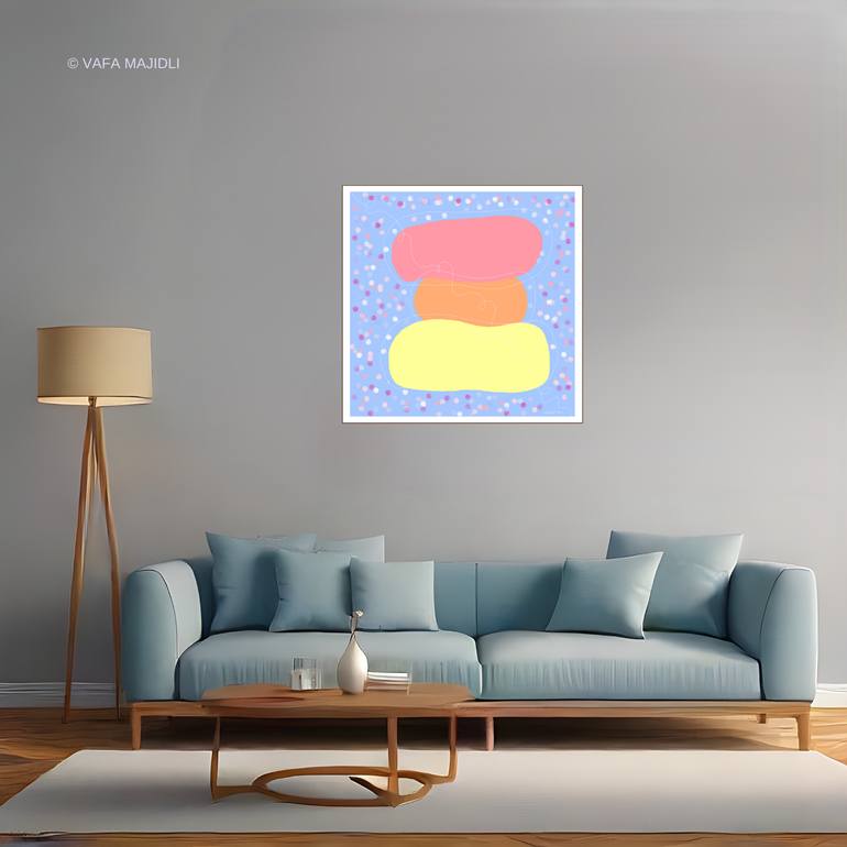 Original Minimalism Abstract Digital by Vafa Majidli