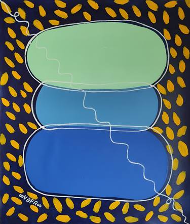 Original Symbolism Abstract Paintings by Vafa Majidli