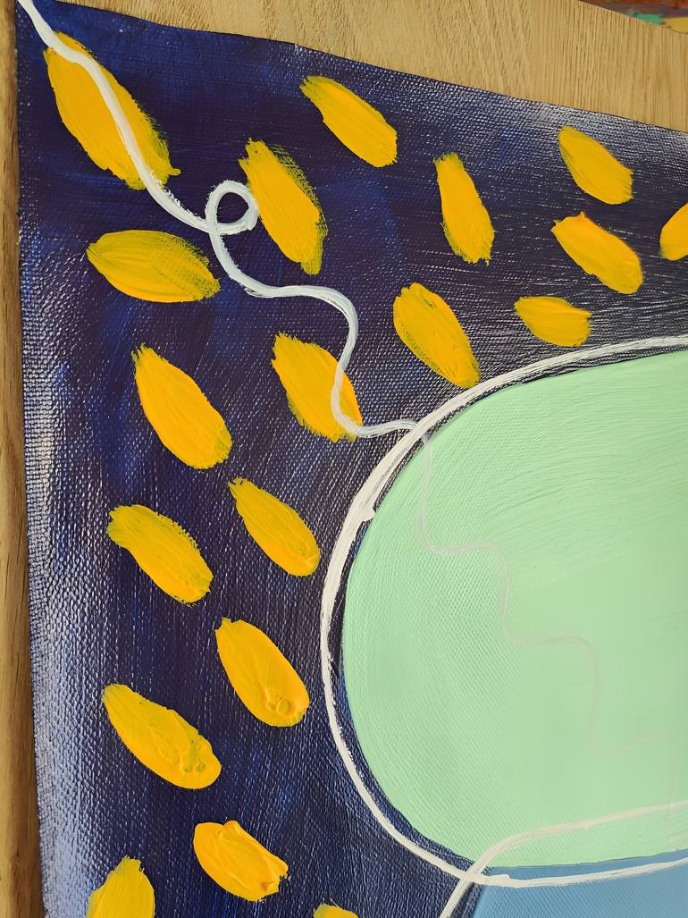 Original Symbolism Abstract Painting by Vafa Majidli