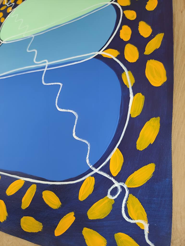 Original Symbolism Abstract Painting by Vafa Majidli