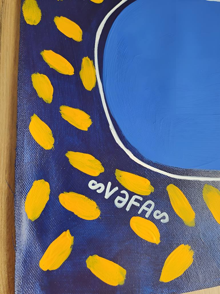 Original Symbolism Abstract Painting by Vafa Majidli