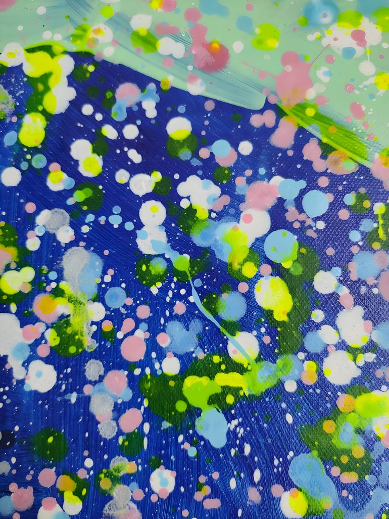 Original Abstract Expressionism Abstract Painting by Vafa Majidli