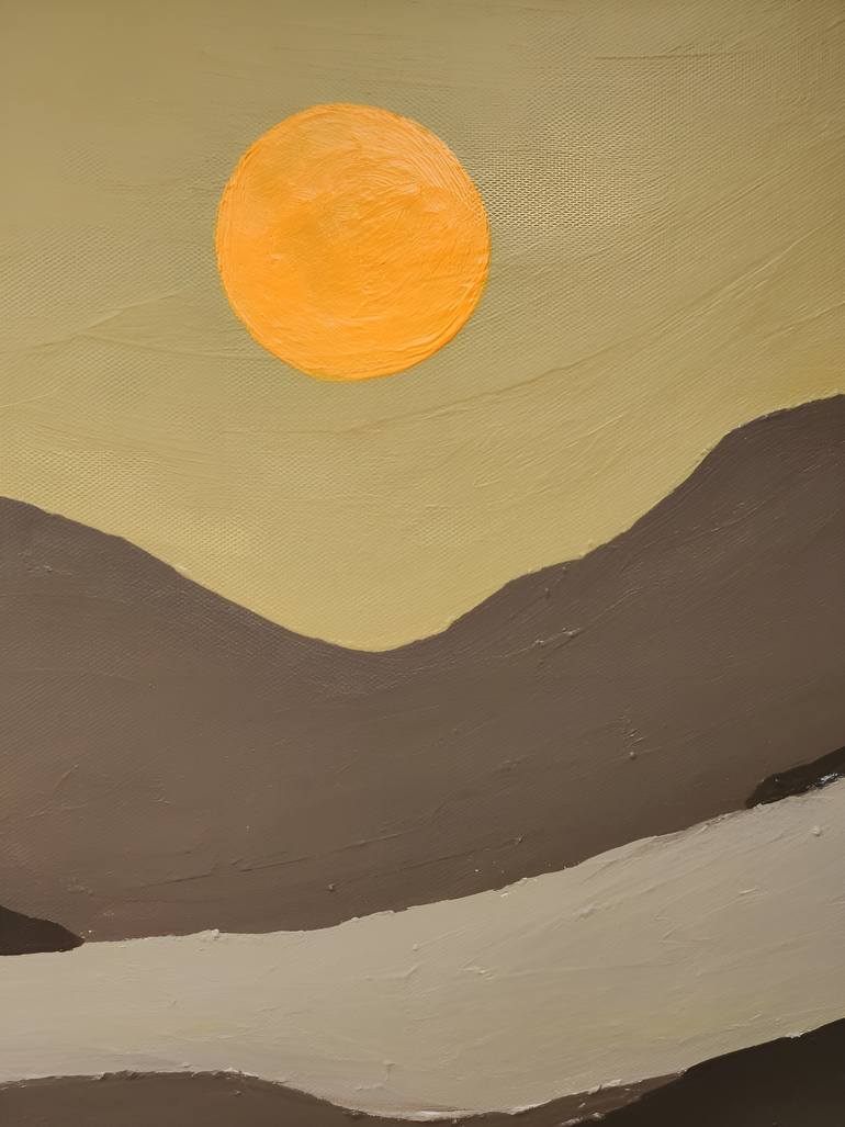 Original Symbolism Landscape Painting by Vafa Majidli