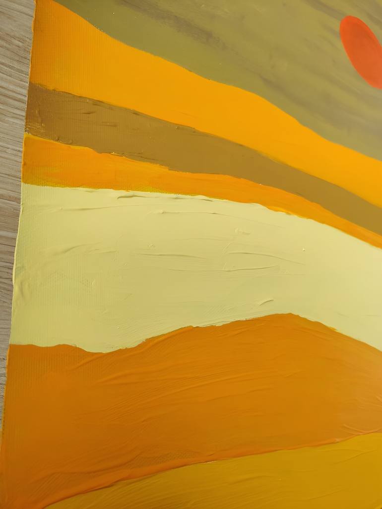 Original Symbolism Landscape Painting by Vafa Majidli