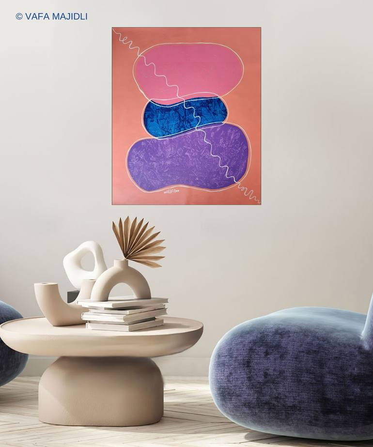 Original Symbolism Nature Painting by Vafa Majidli