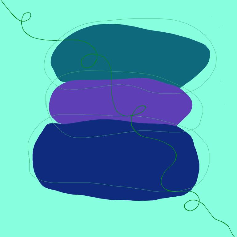 Print of Minimalism Abstract Digital by Vafa Majidli