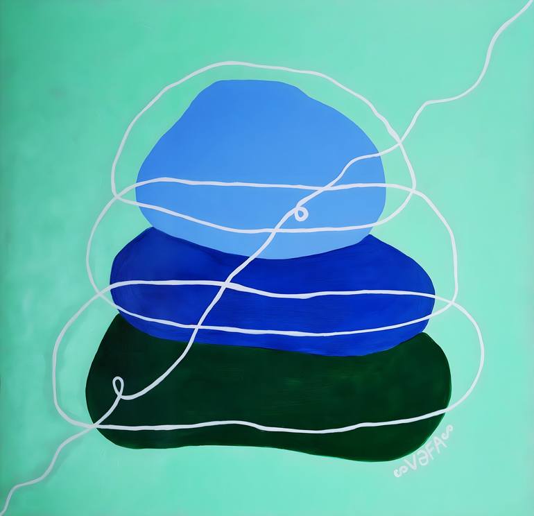 Print of Minimalism Abstract Digital by Vafa Majidli
