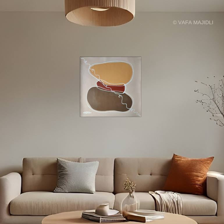 Original Symbolism Nature Painting by Vafa Majidli