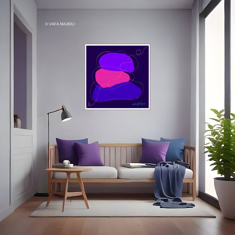 Original Abstract Nature Digital by Vafa Majidli
