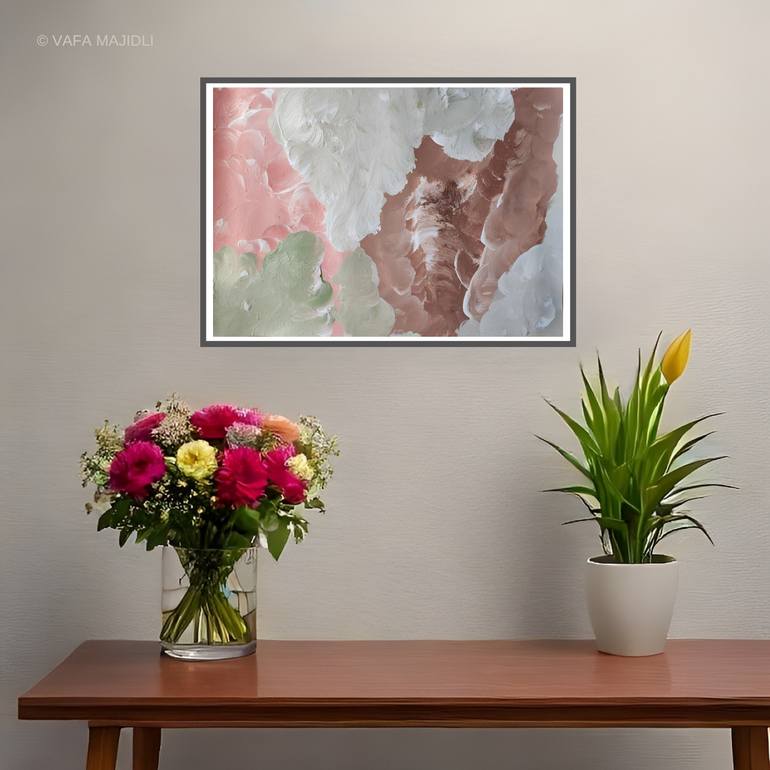 Original Abstract Expressionism Abstract Painting by Vafa Majidli