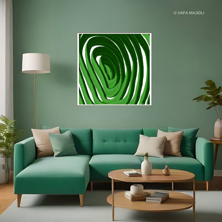 Original Abstract Botanic Digital by Vafa Majidli