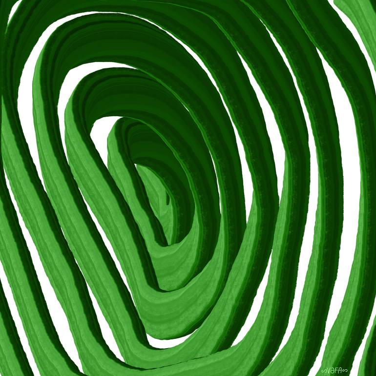 Original Abstract Botanic Digital by Vafa Majidli