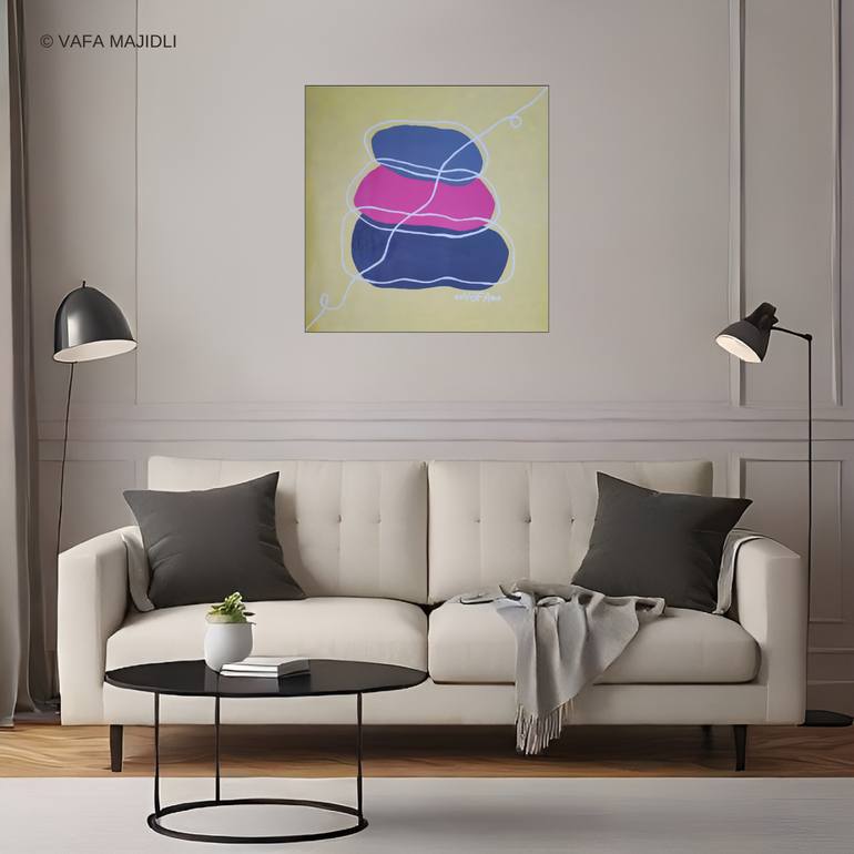 Original Abstract Nature Painting by Vafa Majidli