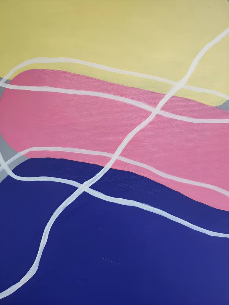 Original Abstract Landscape Painting by Vafa Majidli