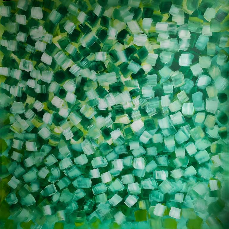 Original Abstract Expressionism Abstract Painting by Vafa Majidli