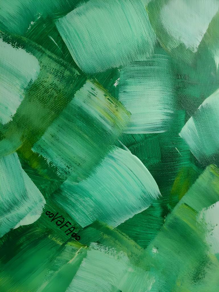 Original Abstract Expressionism Abstract Painting by Vafa Majidli