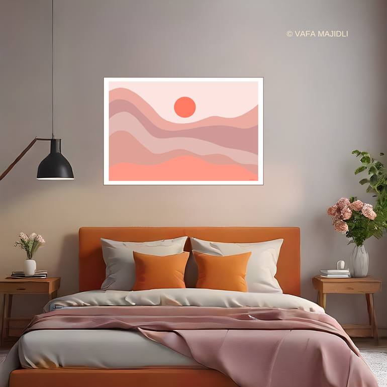 Original Digital Art Landscape Digital by Vafa Majidli