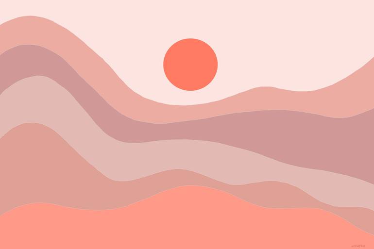 Original Digital Art Landscape Digital by Vafa Majidli