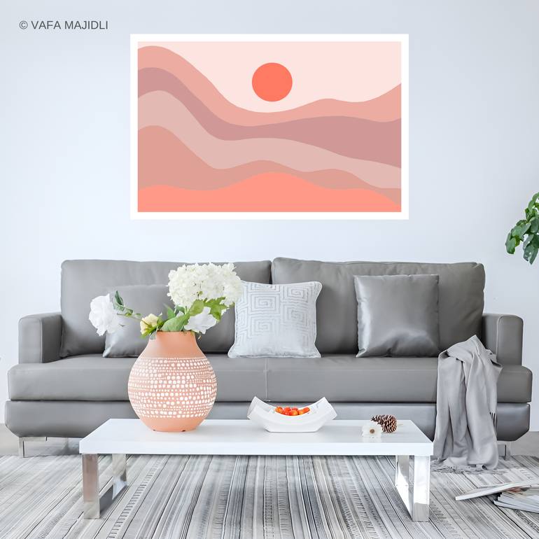 Original Digital Art Landscape Digital by Vafa Majidli