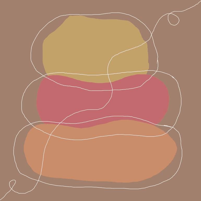 Original Abstract Landscape Digital by Vafa Majidli