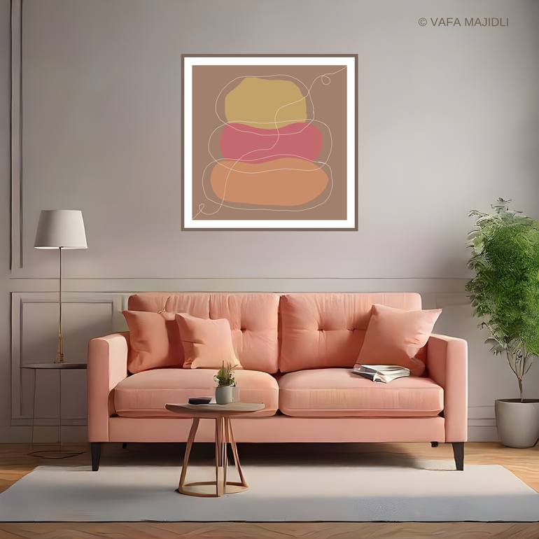 Original Abstract Landscape Digital by Vafa Majidli