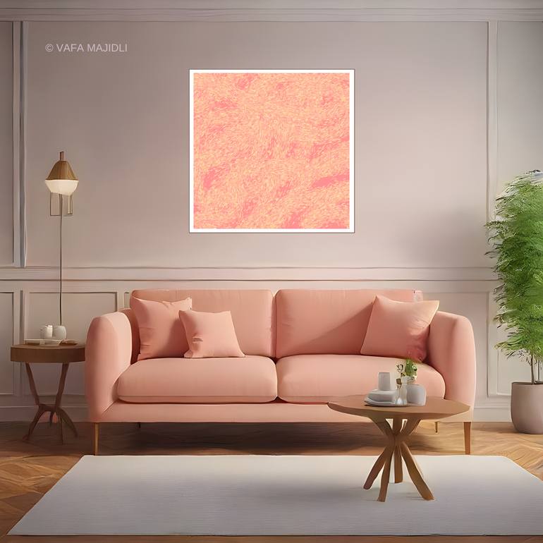 Original Abstract Sunset Digital by Vafa Majidli