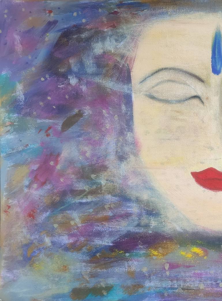 Original Abstract Women Painting by Vafa Majidli