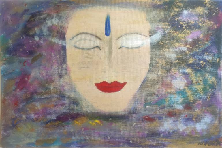 Original Abstract Women Painting by Vafa Majidli
