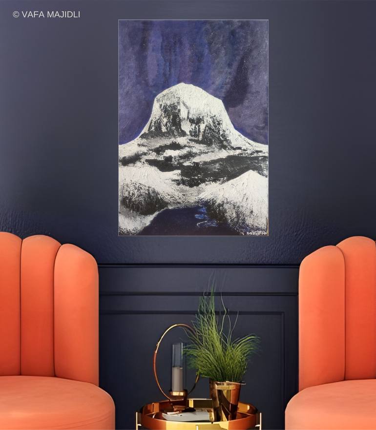 Original Symbolism Landscape Painting by Vafa Majidli