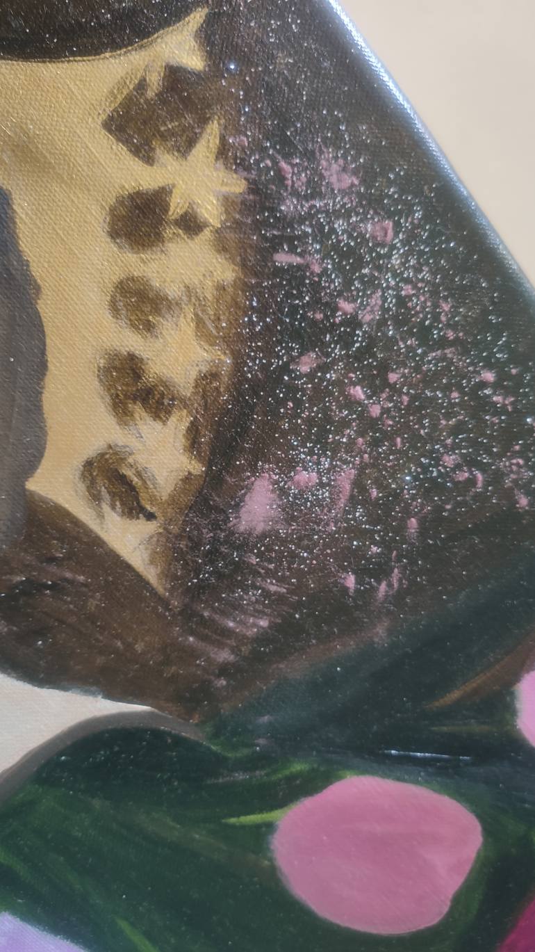 Original Figurative Floral Painting by Vafa Majidli