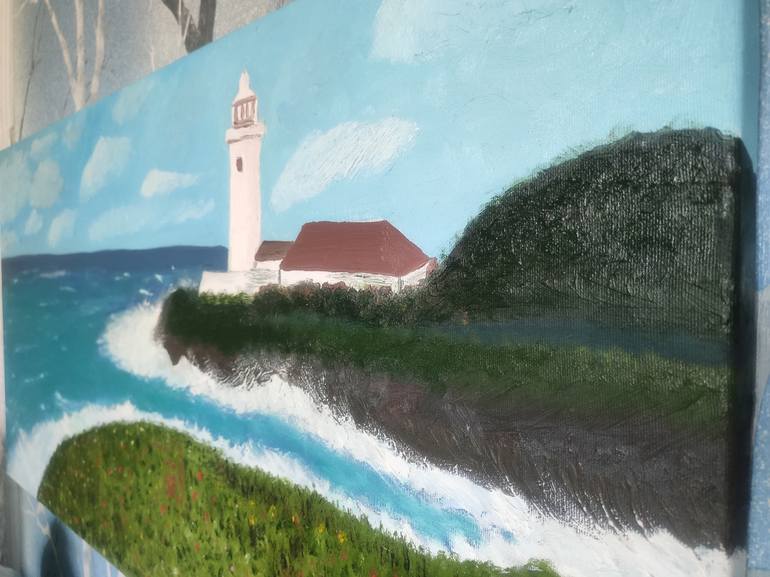 Original Seascape Painting by Vafa Majidli