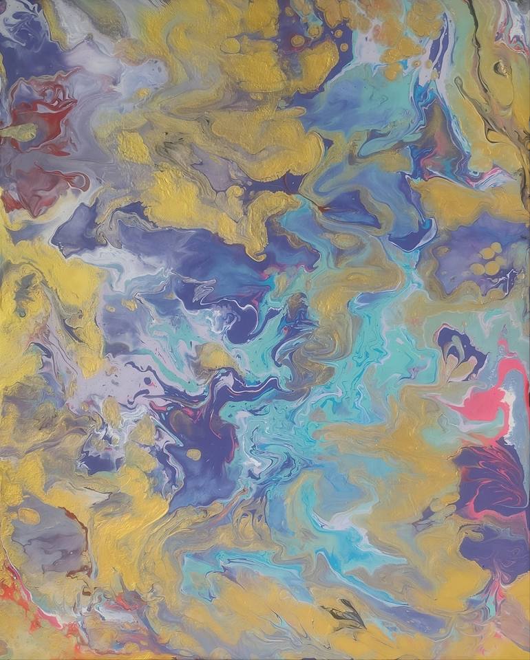 Print of Abstract Expressionism Abstract Paintings by Vafa Majidli