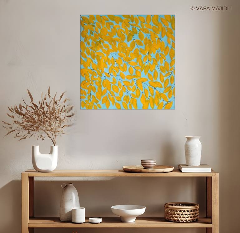 Original Minimalism Nature Painting by Vafa Majidli