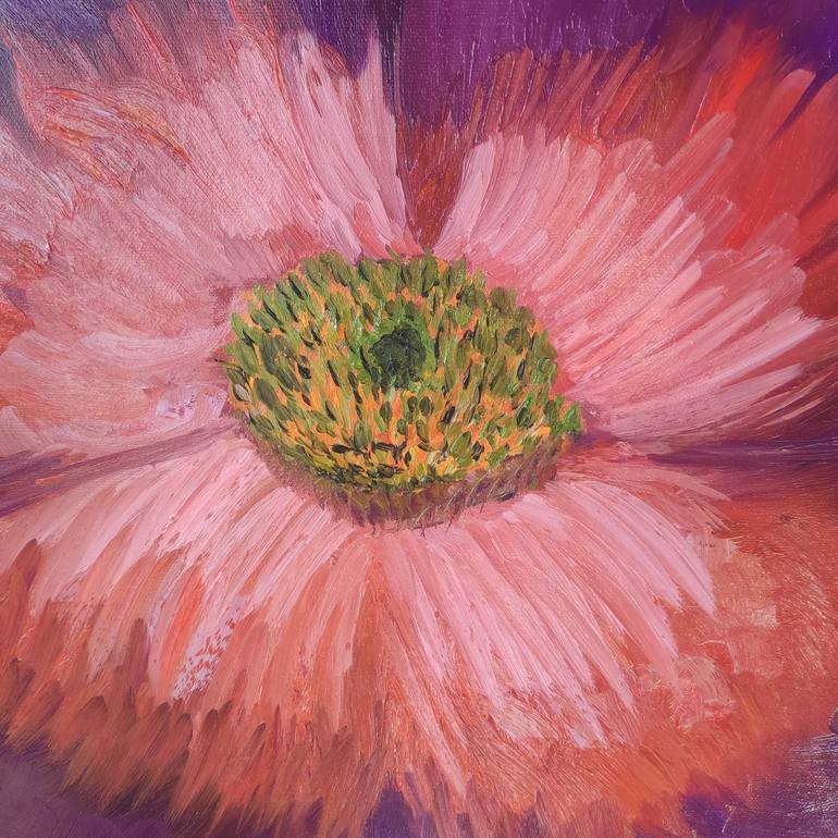 Original Floral Painting by Vafa Majidli