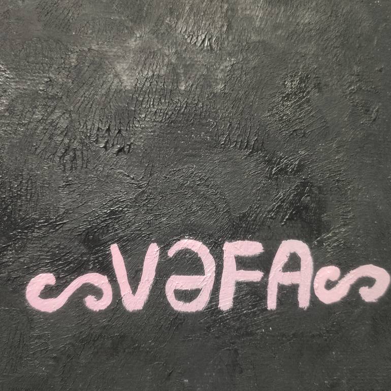 Original Minimalism Floral Painting by Vafa Majidli