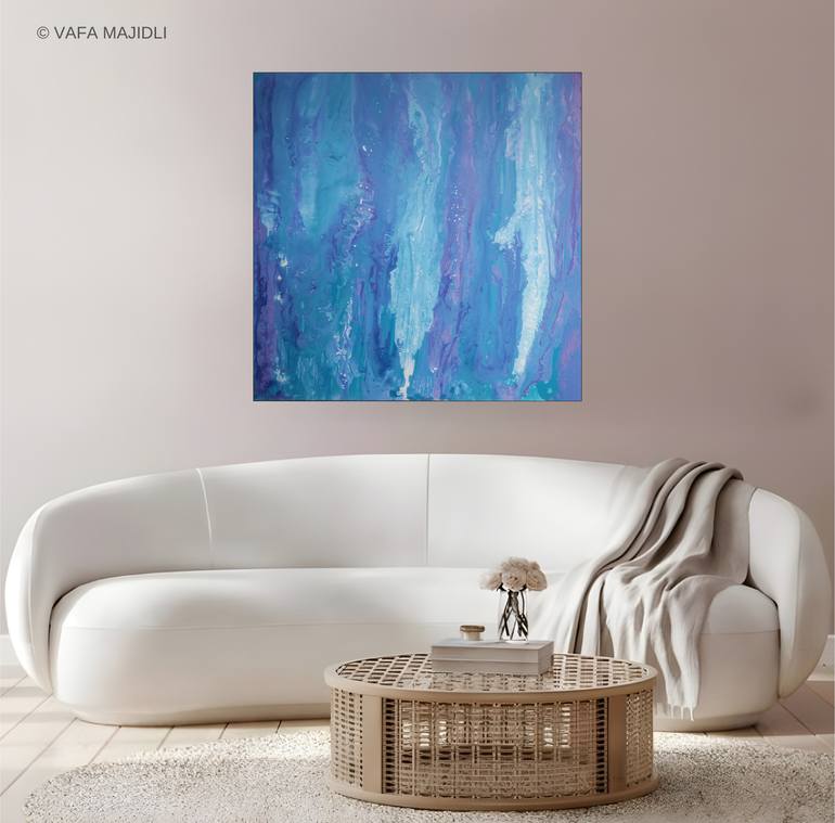 Original Conceptual Abstract Painting by Vafa Majidli