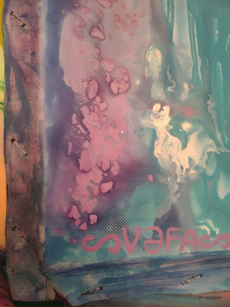 Original Conceptual Abstract Painting by Vafa Majidli