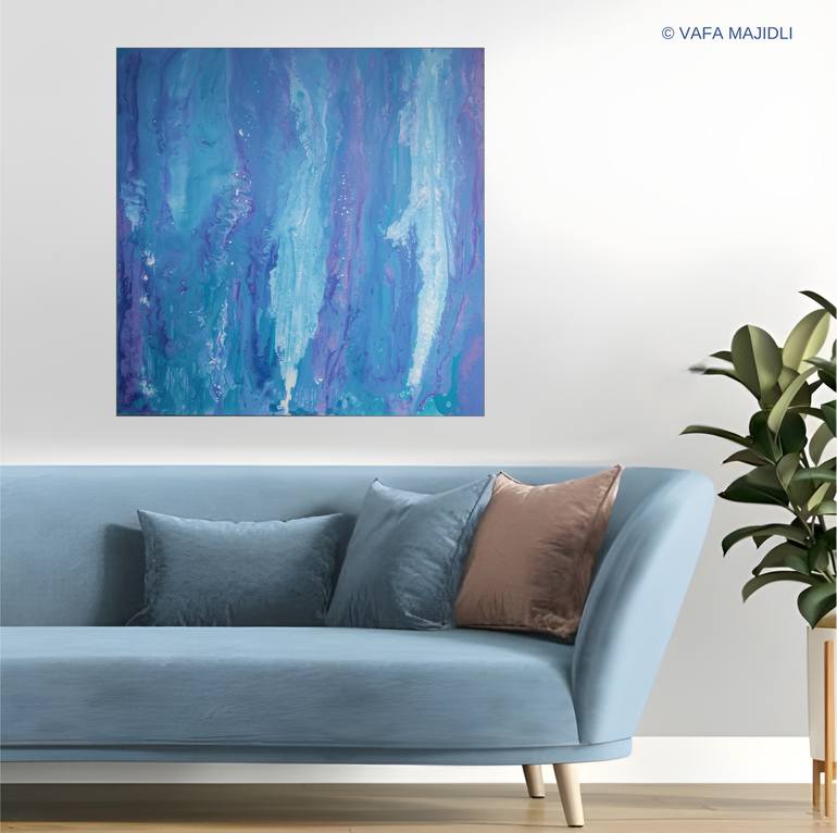 Original Conceptual Abstract Painting by Vafa Majidli